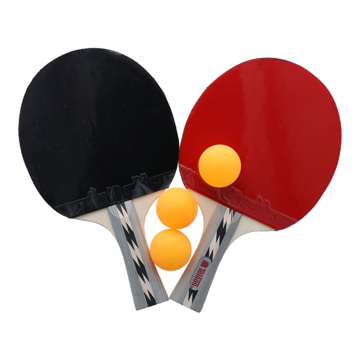 Teloon Table Tennis Racket with 3 Balls HONEYBEE All Brands SACO
